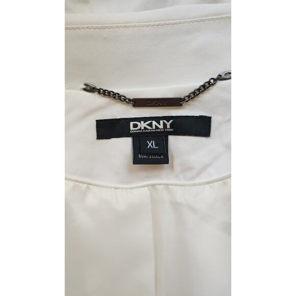 Donna Karen New York(DKNY) Lined Trench Coat With Reversible Belt - Picture 4 of 7